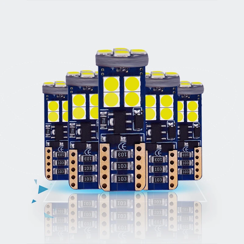 2 шт. автомобильные светодиодсветодиодный Лампы Canbus T10 W5W 194 12 В 3030 18SMD|Сигнальная