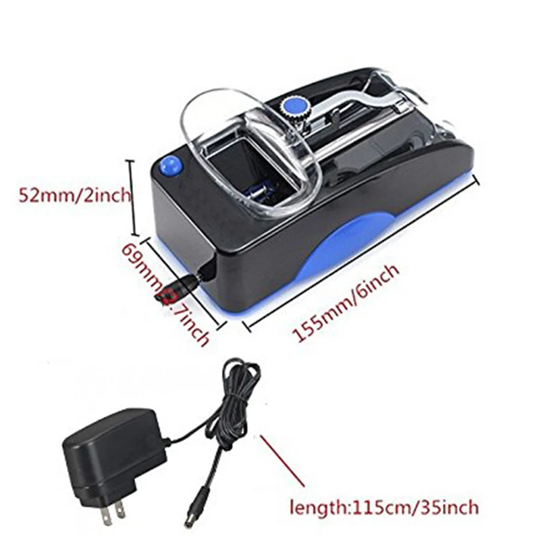 Automatic Electric Easy Making Rolling Cigarette Machine Tobacco Electronic Injector Maker Roller DIY Smoking Tool