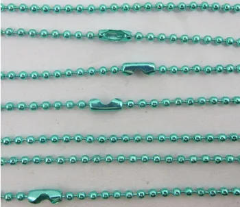 

Vintage Green Style Beautiful Metal Ball Chain Charm Statement Choker Collar Necklaces Pendants Jewelry Findings 20pcs Z1519