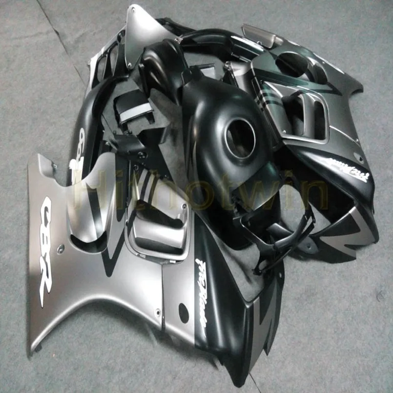 Пользовательские Обтекатели мотоцикла для HONDA 1991-1994 CBR600F2 91 92 93 94 ABS пластиковые моторные панели+ Botls+ silvergray