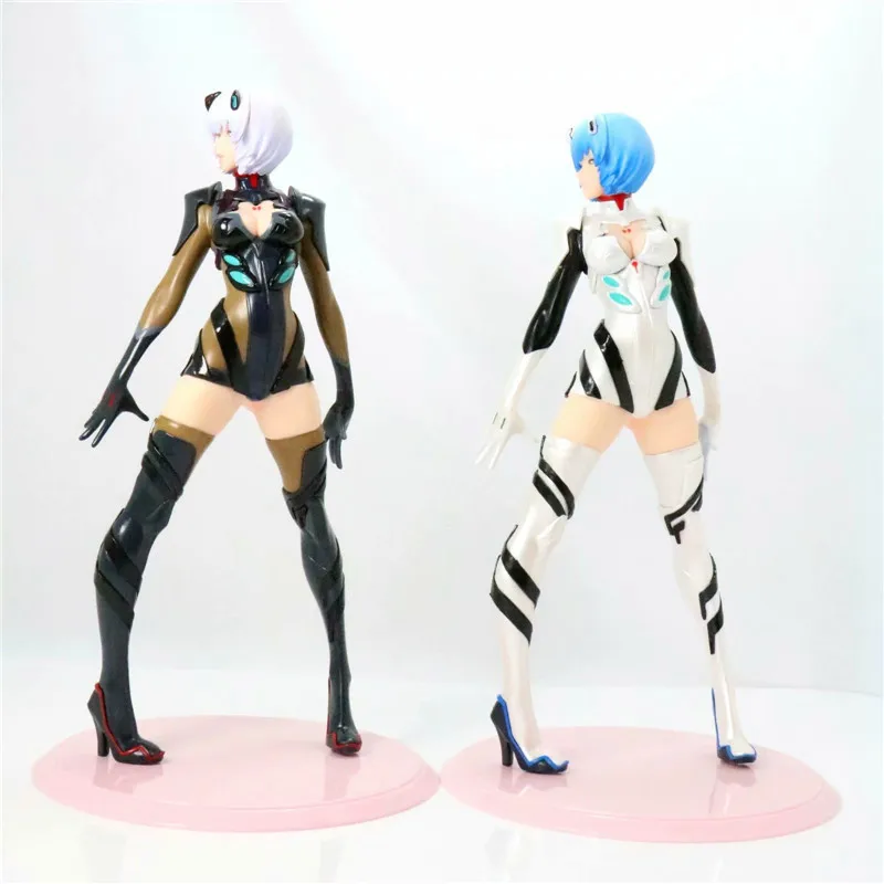 EVA Neon Genesis Evangelion Ayanami 1/7 Масштаб ПВХ фигурка Коллекционная модель игрушки черный/белый 24 см