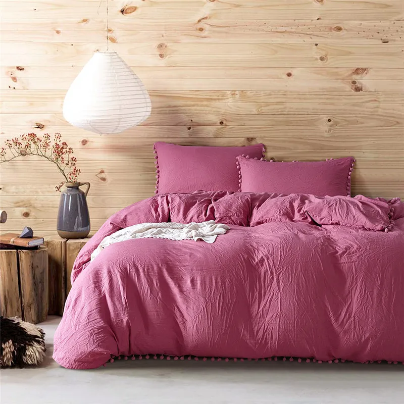 

Drop Shipping 2/3pcs Duvet Cover Set Bedding Sets Full/Queen/King Size No Filling No Sheet Duvet Cover Set With Pillowcase