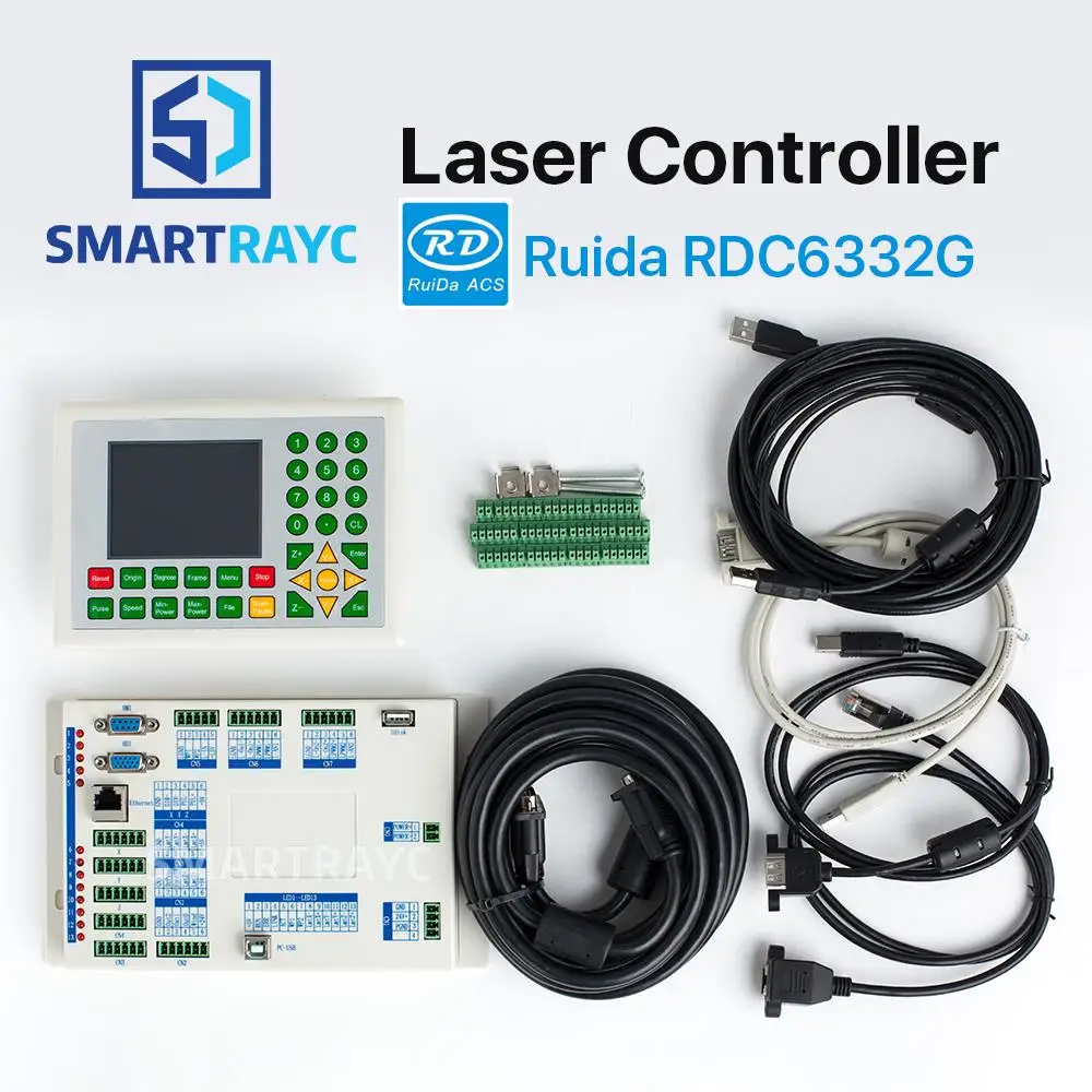 

Smartrayc Ruida RD RDC6332G 6332M Co2 Laser DSP Controller for Laser Engraving and Cutting Machine RDC DSP 6332G 6332M