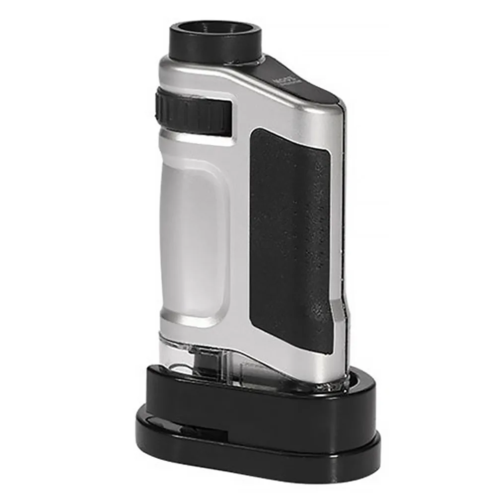 Stamp Collecting LED Lighted Gem Monocular Zoom HD Multifunction UV Lamp Mini Magnifier Jewelry Pocket Microscope Loupe Glass |