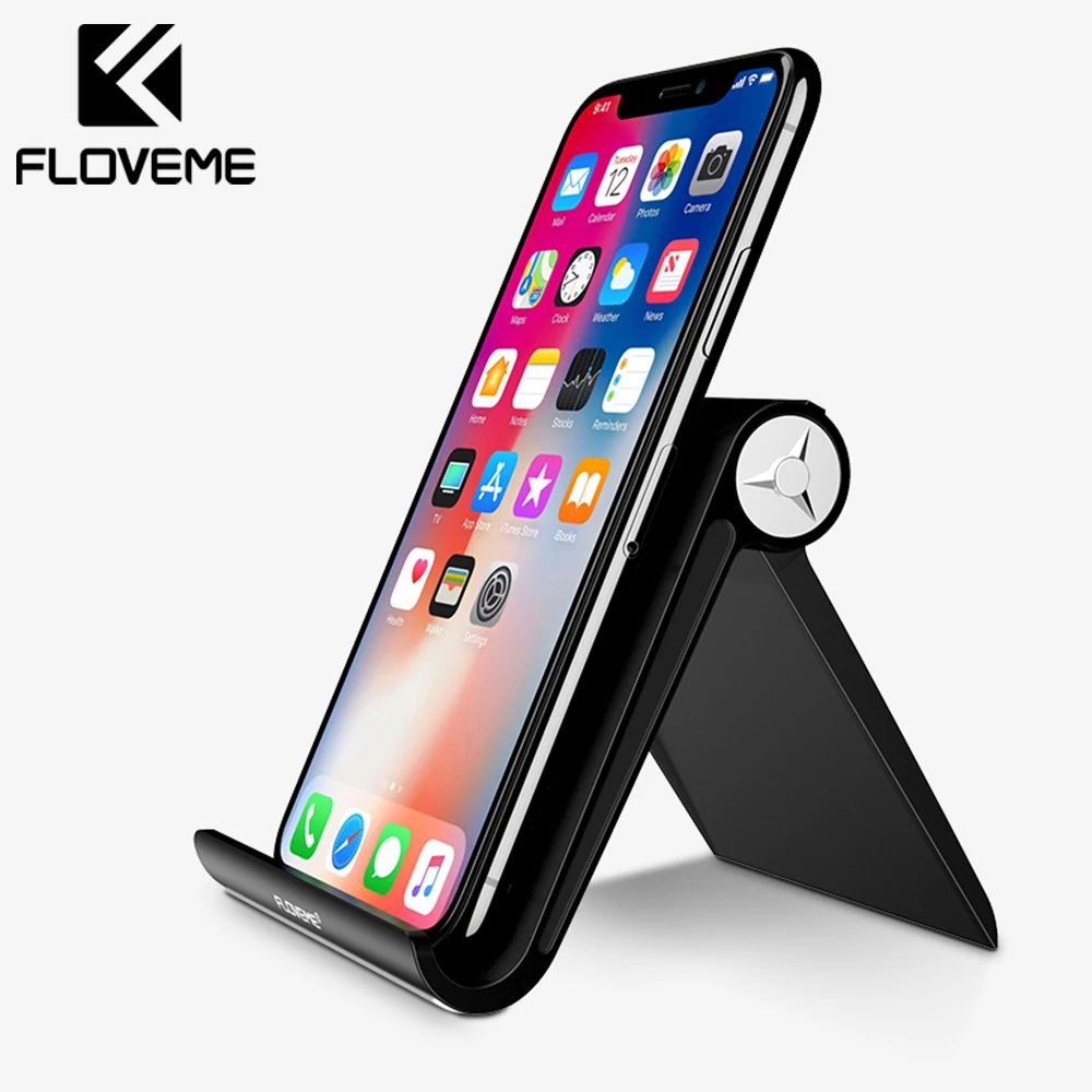 

FLOVEME Phone Holder Stand For iPad iPhone Universal Foldable Mobile Phone Tablet Desk Holder Bracket Mount Pad Stand For Huawei