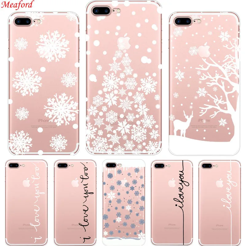 

For iPhone 6s 6 s 7 8 Plus Soft TPU case for iphone XS Max X XR XS case For iPhone 5s 5 se 7plus 8plus Cover Christmas Xmas case