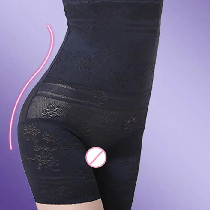 Women High Waist Girdle Panties Stretch Body Shaper Tummy Control Underwear NGD88