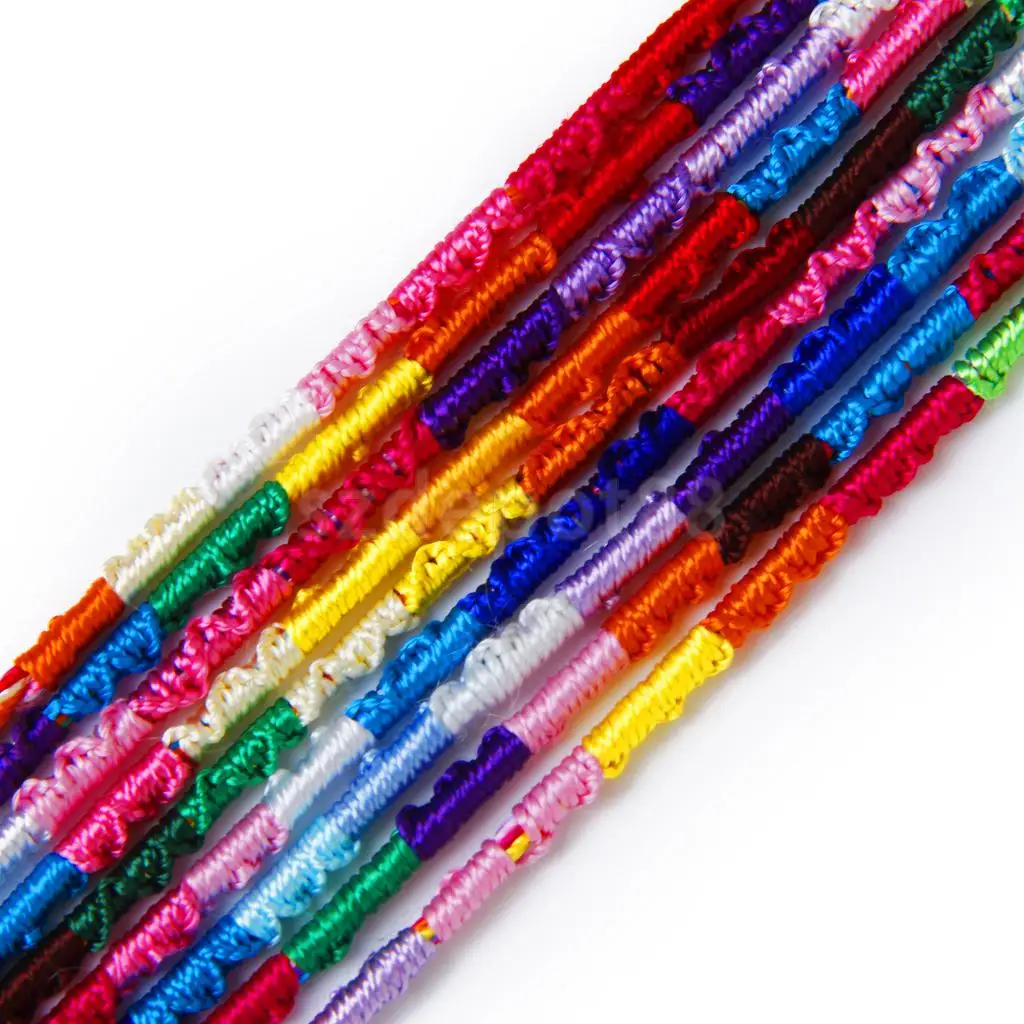 New 2017 Brand 9 Colorful Handmade Braided Thread Friendship Colorful Handmade Braided Thread