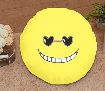 

Oct. New Home Textile Assassination Classroom Anime Korosensei 15.7 Inches Micro-suede Fabric Round Soft Pillow Hot Sale #41167