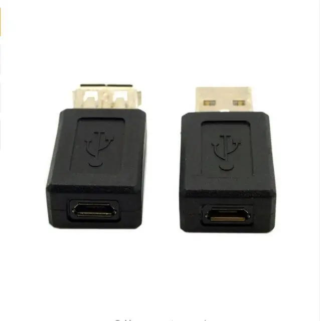 1 шт. USB 2 0 A Type Male to Micro 5pin Female & Extension Adapter Black Adapter|Компьютерные кабели и разъемы| |