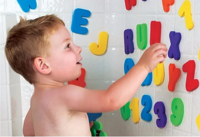 3Y+ мягкая детская пена для ванн игрушки 36 шт. 26 букв и 10 цифр классический ребенка раннего Алфавит развивающие инструмент