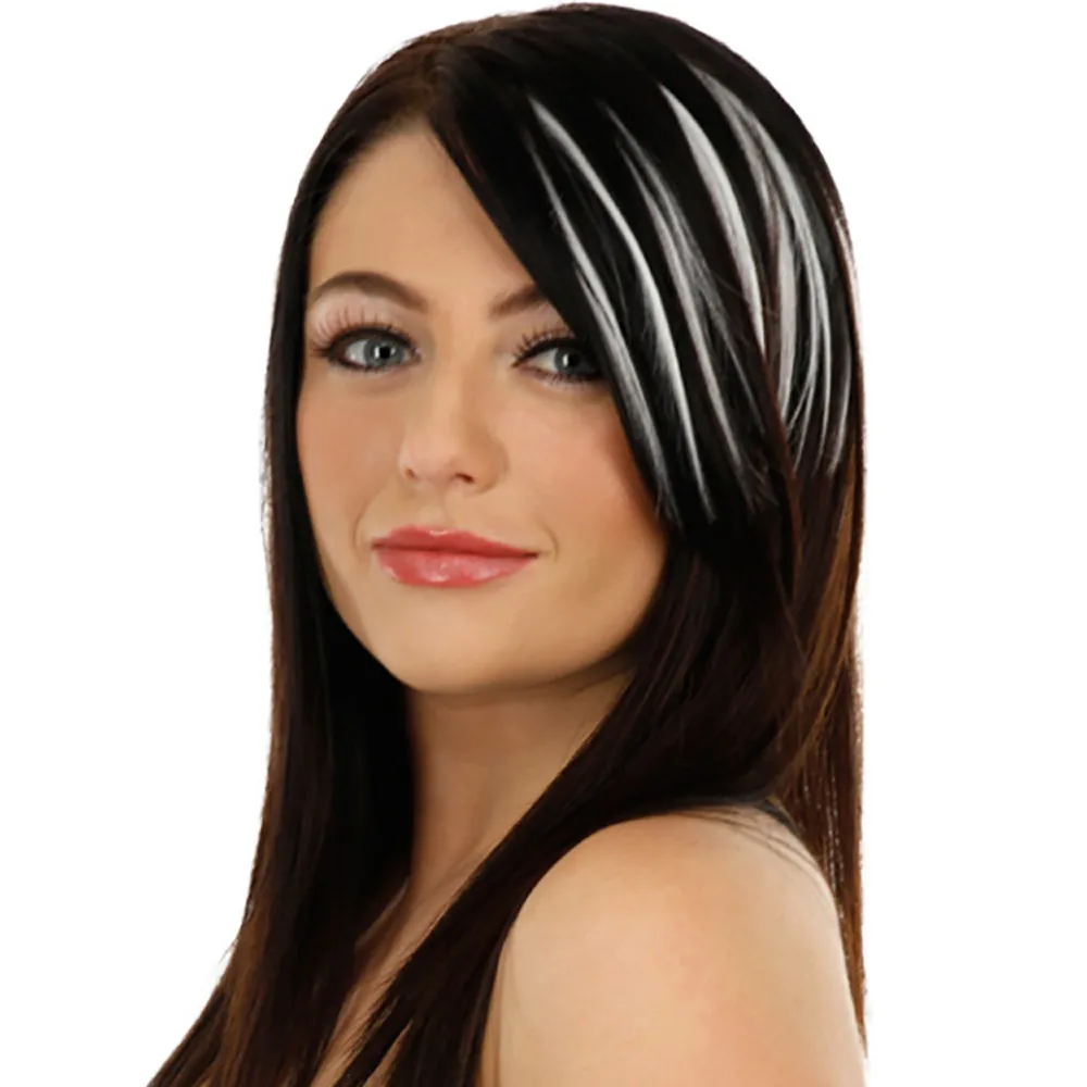 Красивые девушки женщины клип на зажиме спереди волосы короткая челка наращивание волос кусок тонкие парики стенд для костюма Вечерние