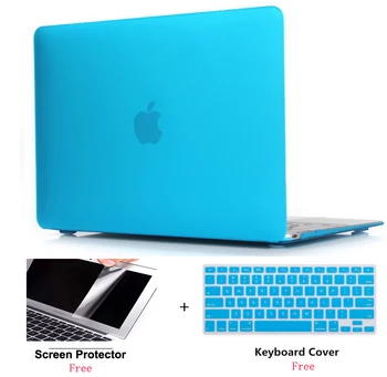 

2020 New Frosted Surface Matte Laptop Hard Cover Case Protector For Macbook Air Pro With Retina Touch Bar 11 12 13 15 16 Inchs