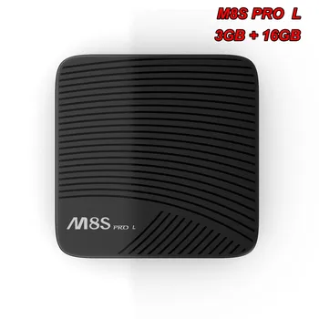 

M8S PRO L Amlogic S912 3G 16G/32G Android 7.1 TV Box 2.4G/5G WiFi Bluetooth 4.1+HS Set Top Box Media Player