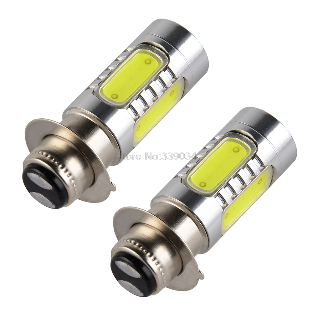 NICECNC H6M 6000K White COB LED Headlight Bulbs For Yamaha Bruin 250