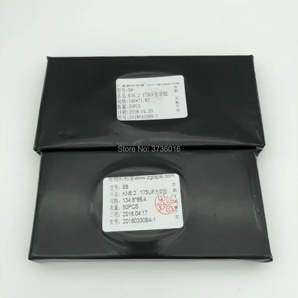 250um kawin kn 6.2 الهجين OCA فيلم ل samsung S8 LCD شاشة الزجاج OHF UF OCA فيلم الترقق للجوال الهاتف إصلاح تحديث