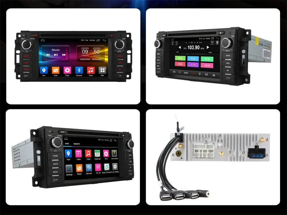Sale Android 6.0 8 Octa Core 2GB RAM Car DVD GPS Radio Player For Jeep Commander 2008-2010 Compass 2009-2013 Grand Cherokee 2008-2013 23