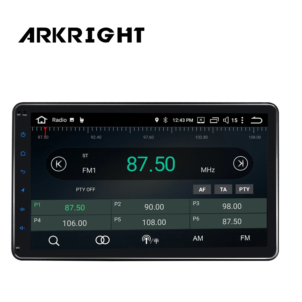 Cheap 10.1" 2din DSP Universal Car Radio GPS Navigation Android 8.1 SC9853 Octa Core Wifi Bluetooth Car Radio Stereo HD 1024*600 2