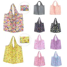 Водонепроницаемые складные многоразовые сумки для покупок Женская дорожная сумка-мешок через плечо Большая вместительная сумка