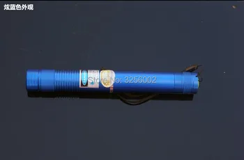 

AAA Most Powerful 450nm 100000m 100W Flashlight Blue Laser pointer Burning Match/Burn light cigars/candle/black+Glasses Hunting
