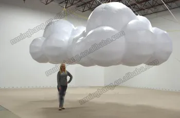 

Free shipping 3M diameter inflatable cloud / indoor ourdoor inflatable cloud for decoration