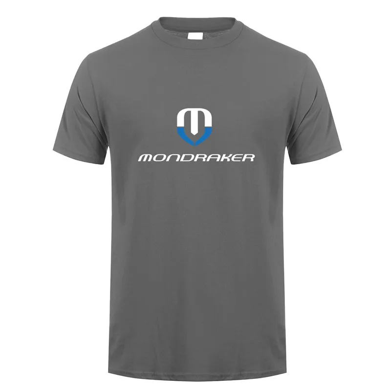 Mondraker велосипеды футболка Летняя хлопковая футболка с короткими рукавами Mondraker Мужская футболка футболки LH-076 - Цвет: Charcoal