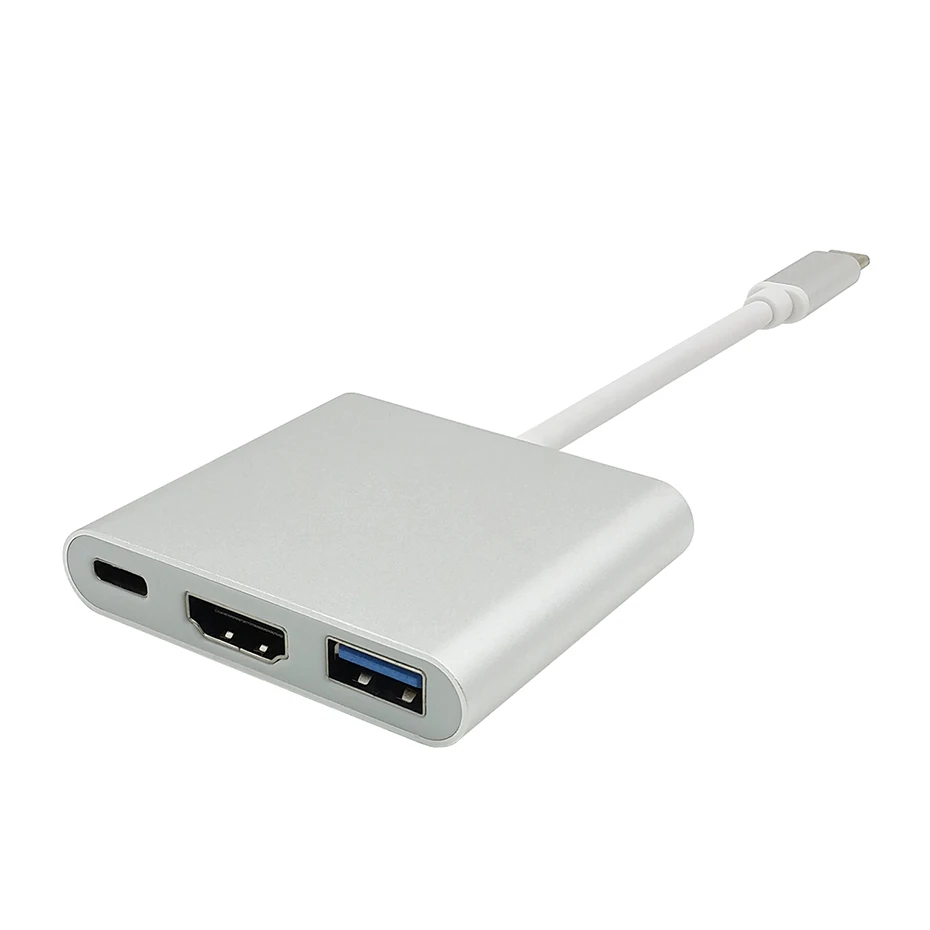 USB Type C To HDMI USB 3.0 Charging Adapter Converter USB-C 3.1 Hub Adapter for Mac Air Pro Pixel Huawei Mate10 Samsung S8+ Plus (5)
