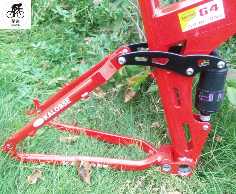 Best Kaloss DIY colors  foldable  bicycle  frame  full suspension   mountain  bike frame  aluminum alloy   17 inch  26 inch 19