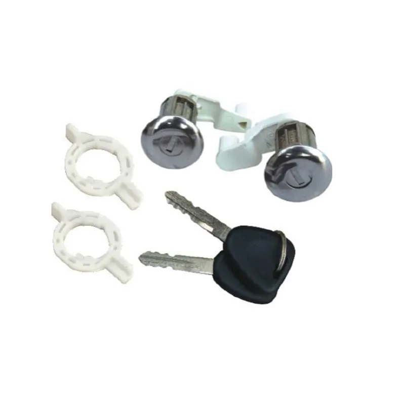 

Lock Cylinder Kit Set 2 pcs Fits for Renault Clio II Box 7701472806 1998-2009 7701471221 7701471223 7701471311