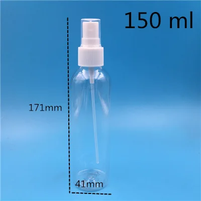Garrafas de Perfume Lote Frete Grátis 60 100 120 150 ml Claro Plástico Retilable Spray Vazio Recipiente Cosmético Atacado 50 Pçs - 26 100 120 150 ml claro plástico retilable