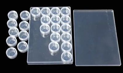 30 Slots Clear Plastic Empty Storage Box Nail Art Rhinestone Tools Jewelry Beaded Display Storage Case Travel Organizer Holder3