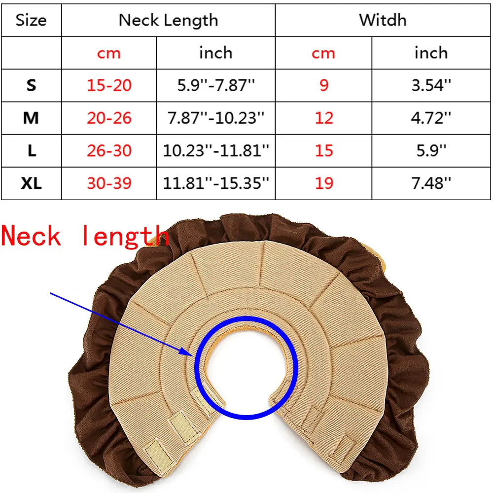 Pet собака кошка шишки восстановление защитный воротник елизабетанский воротник заживление ран защитный конус e-воротник MDL005
