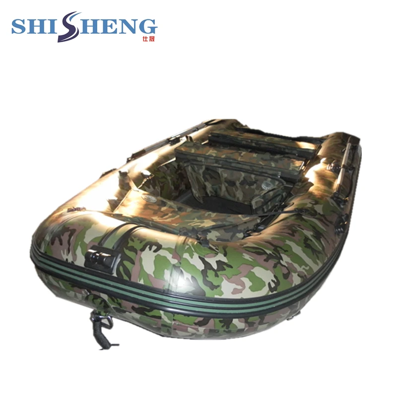  High quality foldable inflatable boat with V shape bottom for sale