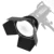 Godox Standard Reflector Bowens Mount with BD-04 Barndoor with Honeycomb Grid & 4 Color Filter Gel Set
