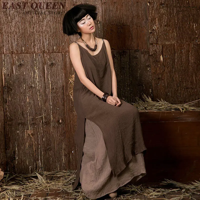 Женские модные летние льняные платья 2018 летняя льняная одежда женское