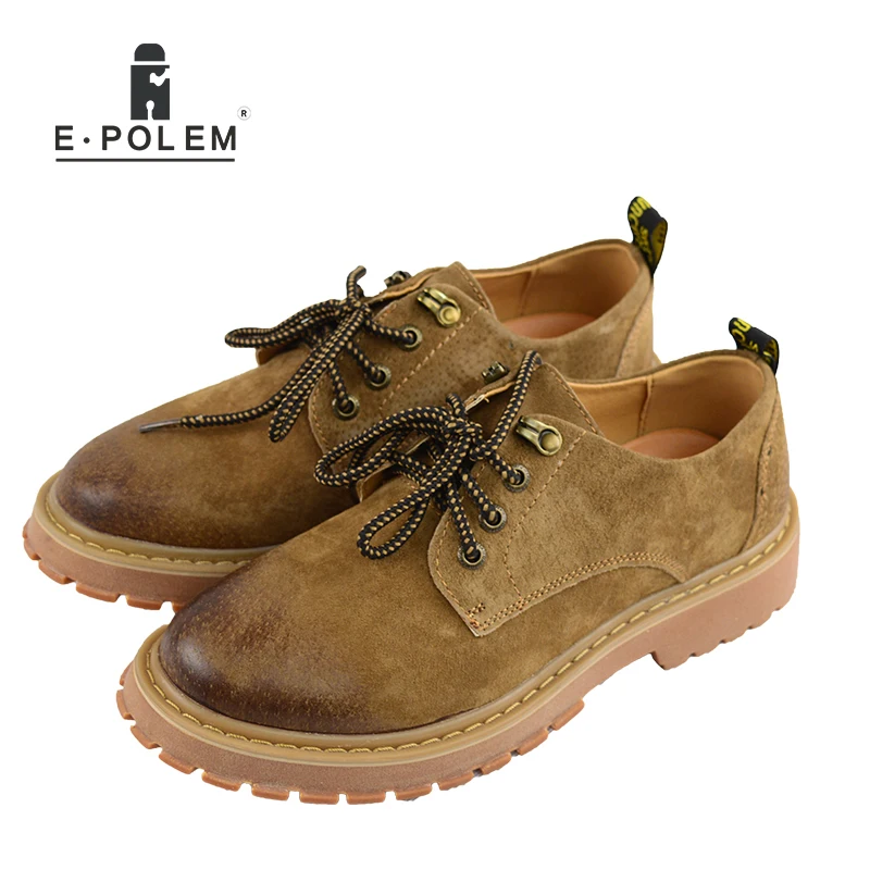 Men Leather Martin Boots Short Low Ankle Boots 2017 Spring Autumn Vintage Work Shoes Brown Grey Platform Casual Shoe Men Leather Martin Boots Short Low Ankle Boots 2017 Spring Autumn Vintage Work Shoes Brown Grey Platform Casual Shoe