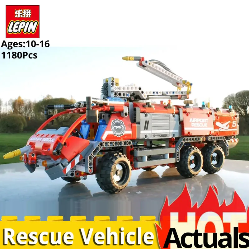 

Lepin Technic Series 20055 The Rescue Vehicle compatible legoINGlys 42068 CAR Model Set Building Blocks Bricks Toys for Children