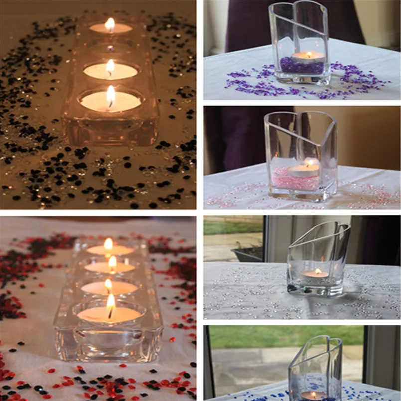 1000 Pcs 4.5mm Wedding Crafts Diamond Confetti Table Scatters Clear Crystal Center Events Party Festive Accessories #4n26 (5)