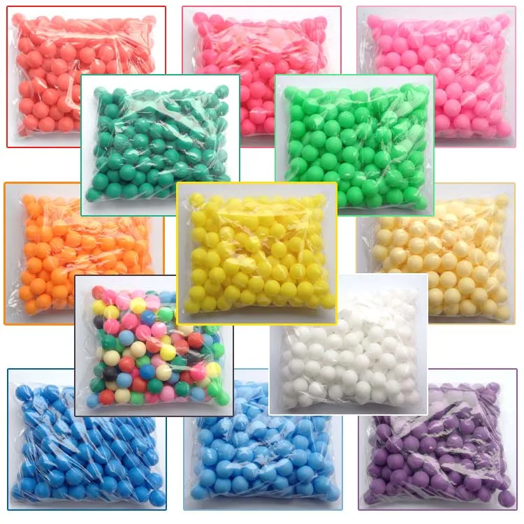 

Diameter 4cm 150pcs/bag Colorful PP No Printing Word Thick Good Handness Child Game Balls Ping Pong Toy Decoration Lottery Ball