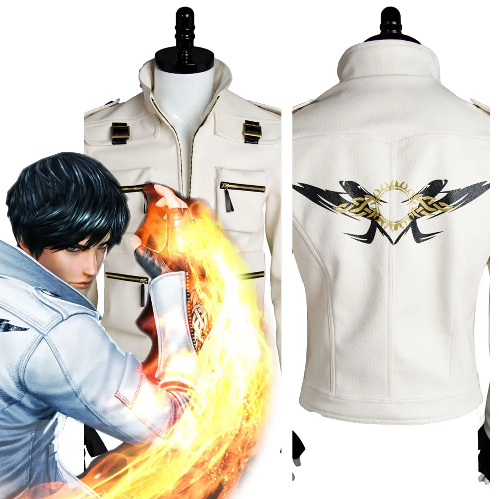 Костюм для косплея KOF 14 Король бойцов Kyo Кусанаги пальто куртка карнавальные