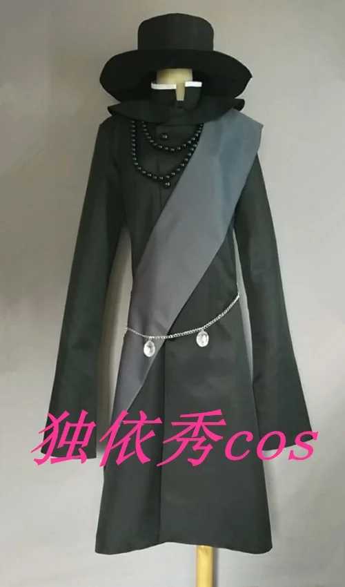 Бесплатная доставка! Комплект для косплея гробола черного Батлера включает в