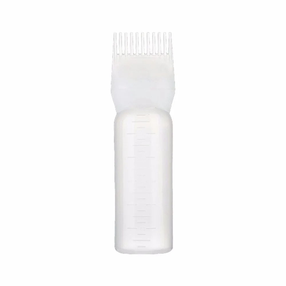 120ml Hair Dye Bottles Applicator Comb Brush Dispenser Kit Scale