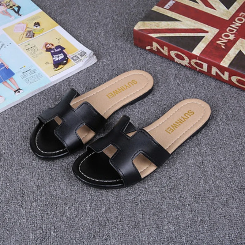 

Female sandals wholesale summer new women's slippers flat bottom