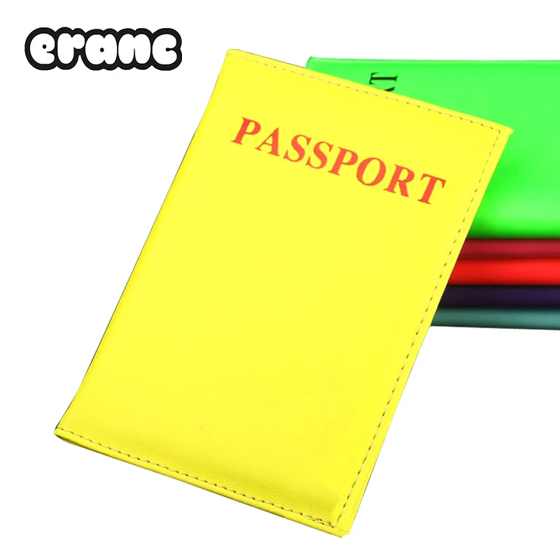 New Artificial Leather Women Passport Holder Couple Models Women's