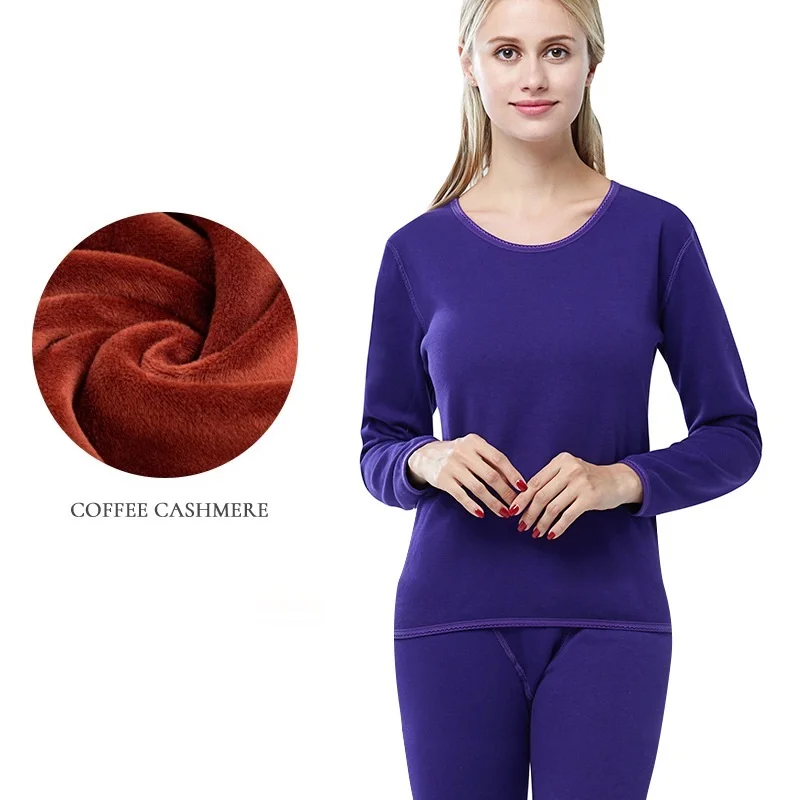 Hot Sale 2018 New Thermal Underwear For Men Long Johns Winter Women Thermo Shirt+pants Set Warm Thick Fleece Size L-XXXL