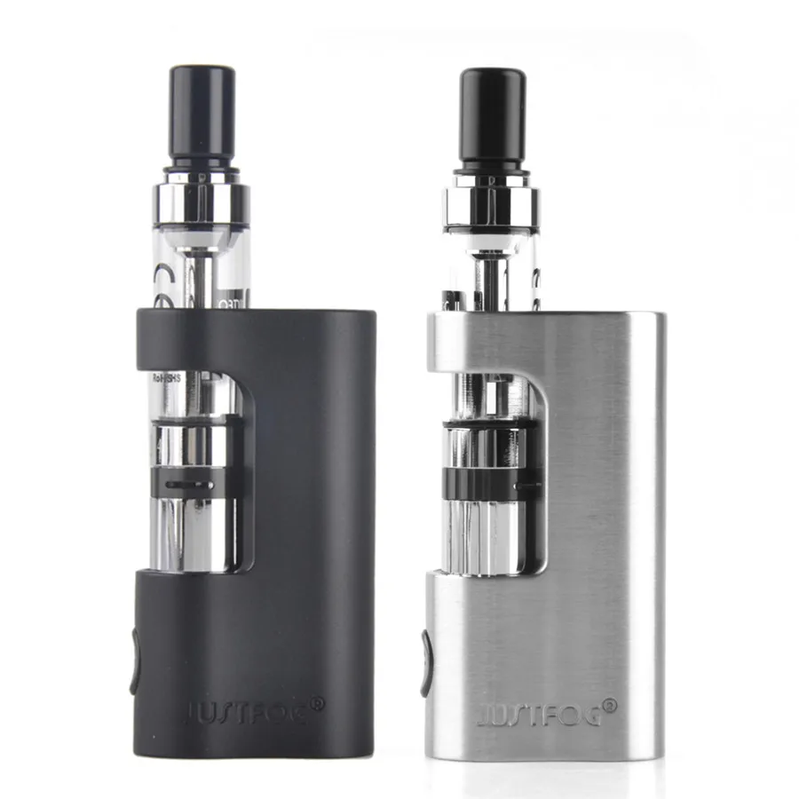 

JUSTFOG Q14 Kit with Coil Head 1.2ohm 1.6ohm Replacement Atomizer Core 900mah Battery 1.8ml Tank Capacity Vape Mini Box Mod Kit