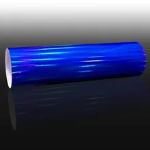 1,49x0,3 м голубое лазерное покрытие виниловая голографическая Авто Пленка для обертывания автомобиля Радуга украшение кузова хромированная наклейка