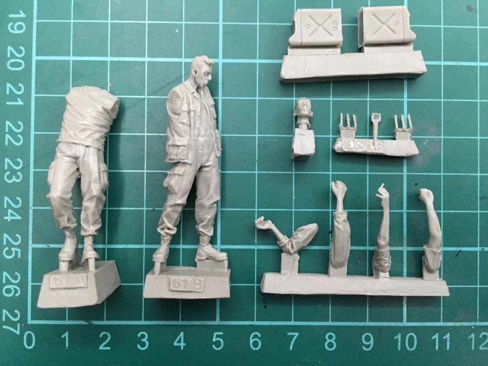 1/35 масштаб неокрашенные смолы фигура Вьетнам войны США G. I. s канистры|vietnam war|resin