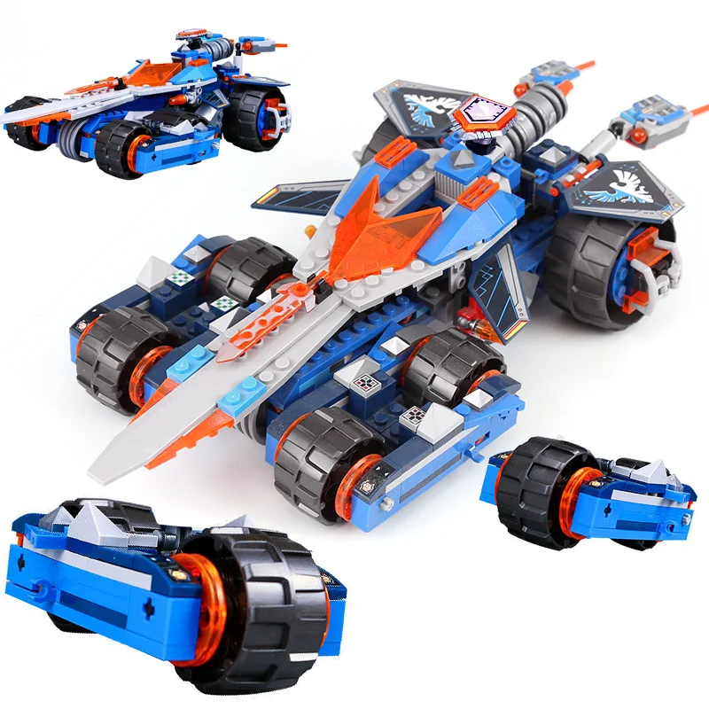 

Model building kits compatible with legoinglys Nexus Knights Clay's Rumble Blade Jestro Clay3D blocks model building toys