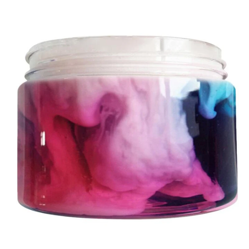 100 мл Galaxy Slime красивый цвет смешивание облако Ароматические снятие стресса слизи мягкий шпатлевка пушистый Floam дети глина игрушка подарок - Цвет: Colorful
